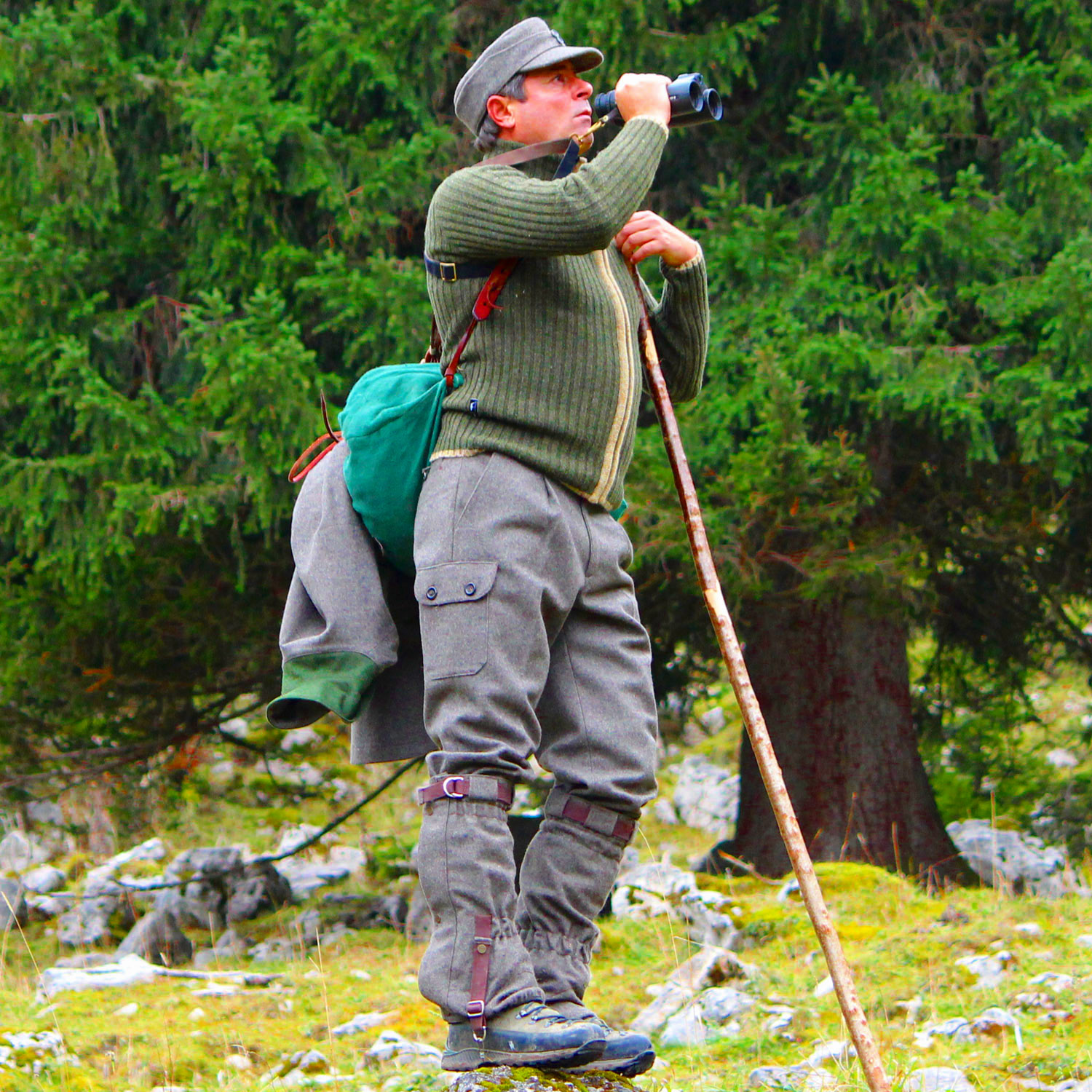 Lodenhose - Classic Bundfalte Seitentasche - Paul & Kloosterhuis